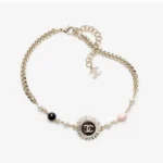 Chanel Women Necklace Metal Glass Pearls & Diamantés ABG946