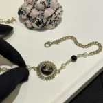 Chanel Women Necklace Metal Glass Pearls & Diamantés ABG946