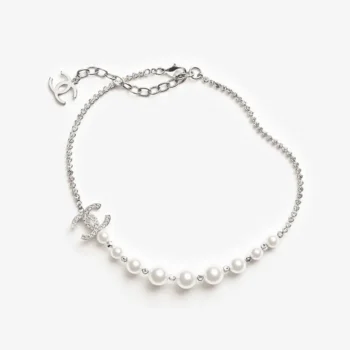 Chanel Women Necklace Metal Glass Pearls Imitation Pearls & Diamanté ABG209