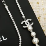 Chanel Women Necklace Metal Glass Pearls Imitation Pearls & Diamanté ABG209