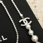 Chanel Women Necklace Metal Glass Pearls Imitation Pearls & Diamanté ABG209