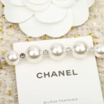 Chanel Women Necklace Metal Glass Pearls Imitation Pearls & Diamanté ABG209