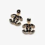 Chanel Women Pendant Earrings Metal Resin Glass Pearls & Diamantés ABG525