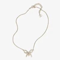 Chanel Women Pendant Necklace Metal & Strass ABG588B22434