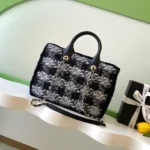 Chanel Women Small Shopping Bag Tweed Shearling Lambskin Gold-Tone Metal AS5688