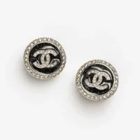 Chanel Women Stud Earrings Metal Resin & Strass ABG409B21903