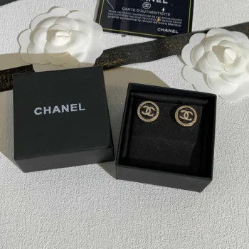 Chanel Women Stud Earrings Metal Resin & Strass ABG409B21903