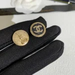 Chanel Women Stud Earrings Metal Resin & Strass ABG409B21903