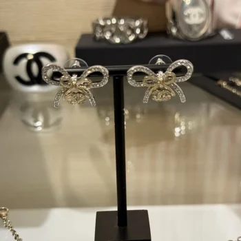 Chanel Women Stud Earrings Metal & Strass ABG596B22434