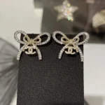 Chanel Women Stud Earrings Metal & Strass ABG596B22434