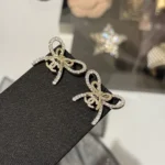 Chanel Women Stud Earrings Metal & Strass ABG596B22434