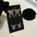 Chanel Women Stud Earrings Metal & Strass ABG598B22434