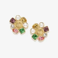 Chanel Women Stud-earrings Metal Glass & Diamanté ABG968B23030