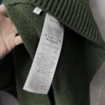 Gucci Women Wool Top with Gucci Intarsia-Green 770072XKEBC