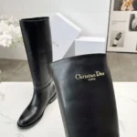 Dior Women D-Town Boot Black Supple Calfskin