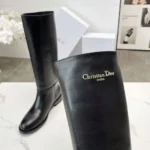 Dior Women D-Town Boot Black Supple Calfskin