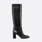 Dior Women D-Town Heeled Boot Black Supple Calfskin KCT051VSO
