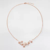 Dior Women Étoile des Vents Necklace Pink Gold and Diamonds JRDV94129