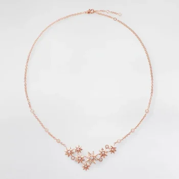 Dior Women Étoile des Vents Necklace Pink Gold and Diamonds JRDV94129