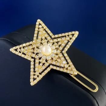 Dior Women Nuit Étoilée Barrette Pale Gold-Finish Metal V1789WOMCY