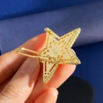 Dior Women Nuit Étoilée Barrette Pale Gold-Finish Metal V1789WOMCY