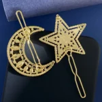 Dior Women Nuit Étoilée Barrette Pale Gold-Finish Metal V1789WOMCY