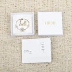 Dior Women Petit CD Lucky Baroque Earrings Gold-Finish Metal E4352WOMCY