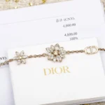 Dior Women Petit CD Lucky Baroque Earrings Gold-Finish Metal E4352WOMCY