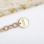 Dior Women Petit CD Lucky Baroque Earrings Gold-Finish Metal E4352WOMCY