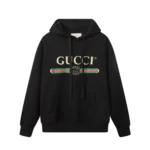 Gucci Men Cotton Jersey Printed Hooded Sweatshirt