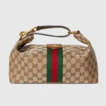 Gucci Unisex Vanity Medium Top Handle Bag-Brown 857799FAFUF