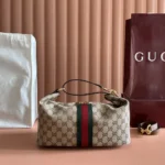 Gucci Unisex Vanity Medium Top Handle Bag-Brown 857799FAFUF