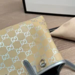 Gucci Women GG Emblem Medium Tote Bag-Light Beige ‎815214FAFEL