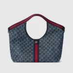 Gucci Women Giglio Large Tote Bag-Blue 853971FAFFQ