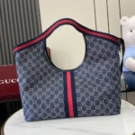 Gucci Women Giglio Large Tote Bag-Blue 853971FAFFQ