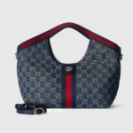 Gucci Women Giglio Small Tote Bag-Blue 860845FAFRW