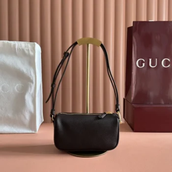 Gucci Women Half Horsebit Mini Bag-Black 860784AAFW0