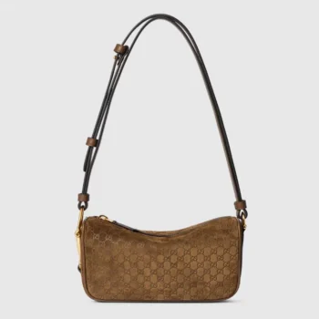 Gucci Women Half Horsebit Mini Bag-Brown ‎860784AAEE7