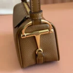 Gucci Women Half Horsebit Mini Bag-Dark Brown 860784AAFW0