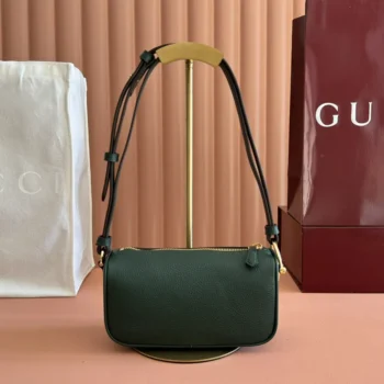Gucci Women Half Horsebit Mini Bag-Dark Green ‎860784AAFW0