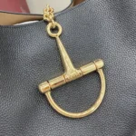 Gucci Women Softbit Maxi Shoulder Bag-Black 837466AAEAO