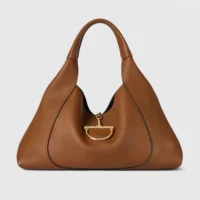 Gucci Women Softbit Maxi Shoulder Bag-Brown 837466AAEAO