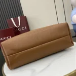 Gucci Women Softbit Maxi Shoulder Bag-Brown 837466AAEAO