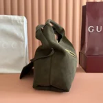 Gucci Women Softbit Maxi Shoulder Bag-Dark Green ‎837466AAFLB