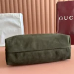 Gucci Women Softbit Maxi Shoulder Bag-Dark Green ‎837466AAFLB
