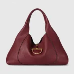 Gucci Women Softbit Maxi Shoulder Bag-Maroon 837466AAEAO