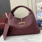 Gucci Women Softbit Maxi Shoulder Bag-Maroon 837466AAEAO