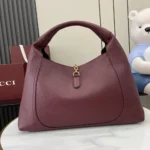 Gucci Women Softbit Maxi Shoulder Bag-Maroon 837466AAEAO