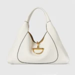 Gucci Women Softbit Maxi Shoulder Bag-White 837466AAEAO
