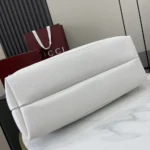 Gucci Women Softbit Maxi Shoulder Bag-White 837466AAEAO